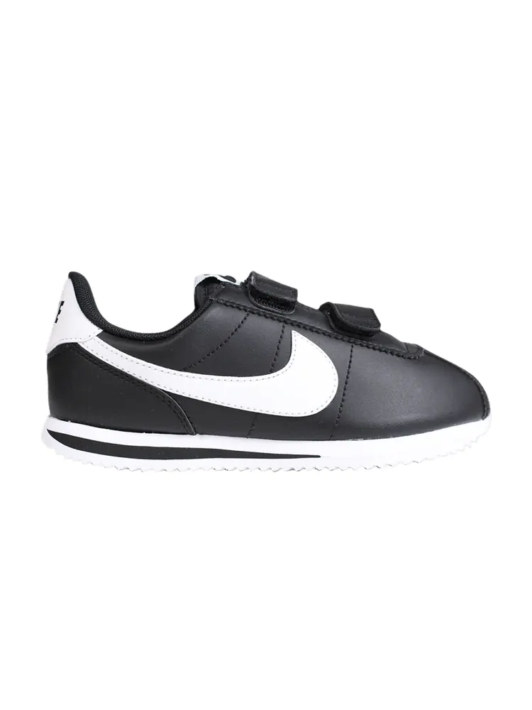 Кроссовки Nike Cortez Basic SL PS 'Black White' — изображение 1 из 1, черный/белый