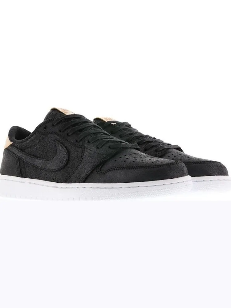Кроссовки Air Jordan 1 Retro Low OG Premium Black Tan — изображение 2 из 5, черный