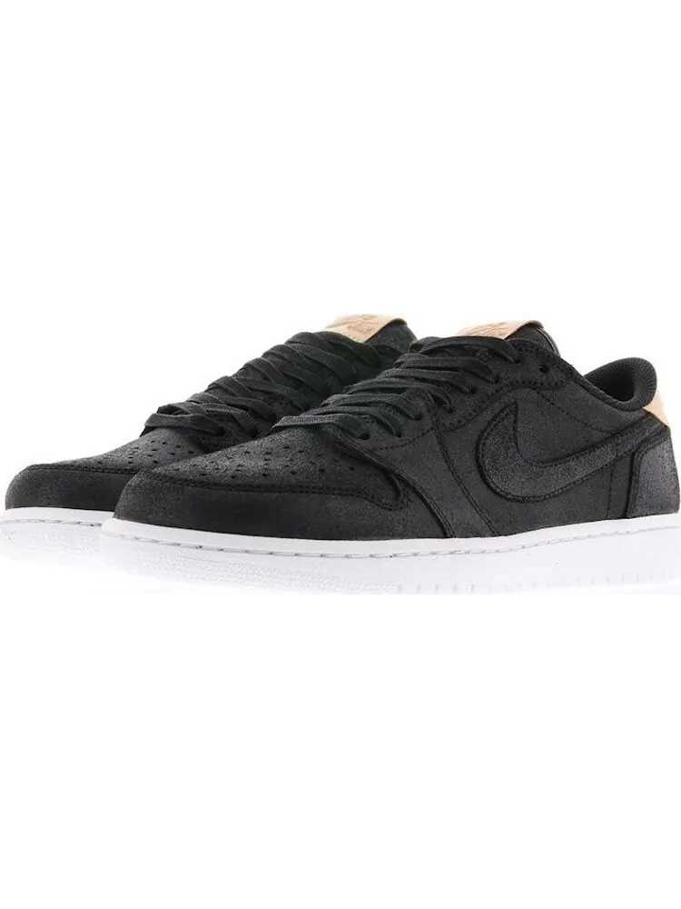 Кроссовки Air Jordan 1 Retro Low OG Premium Black Tan — изображение 3 из 5, черный