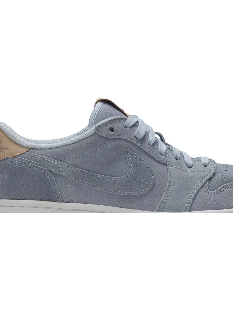 Кроссовки Air Jordan 1 Retro Low OG Premium Ice Blue — изображение 2 из 8, синий