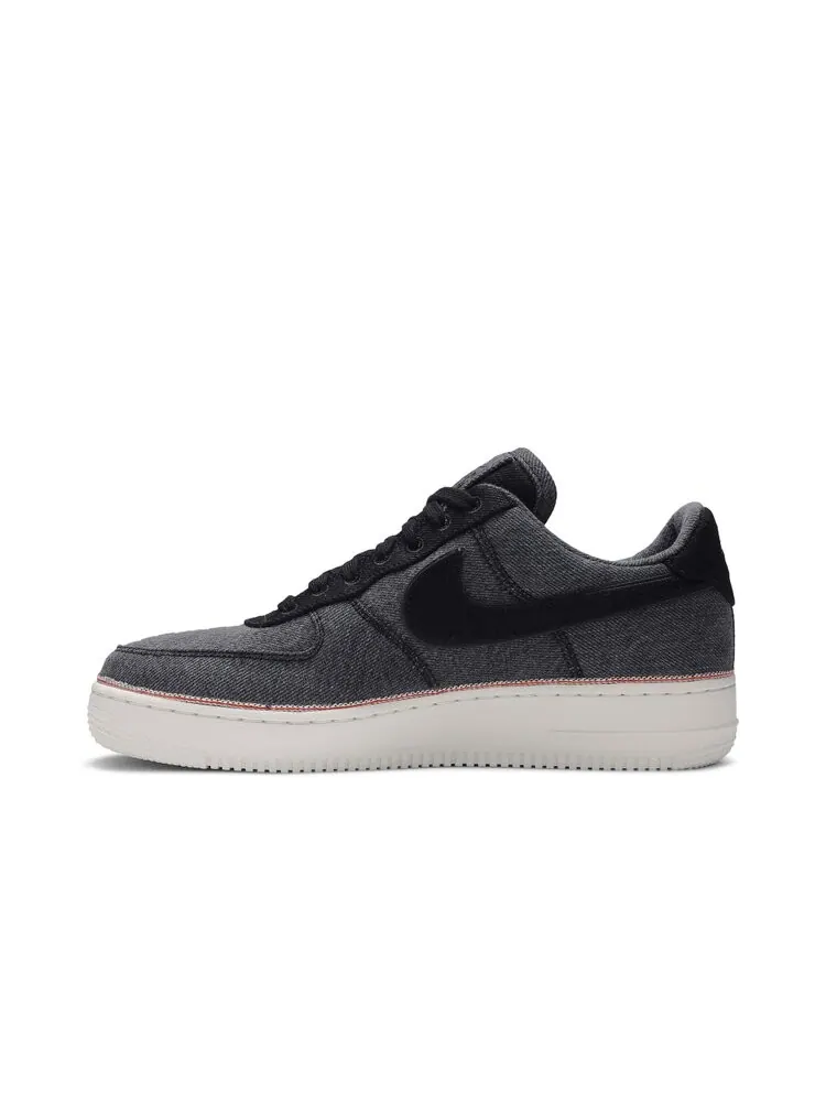 Кроссовки Nike 3x1 x Air Force 1 Low Premium 'Black Denim' — изображение 3 из 4, черный