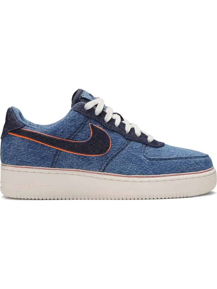 Кроссовки Nike 3x1 x Air Force 1 Low Premium 'Stonewash Blue' — изображение 1 из 8, синий