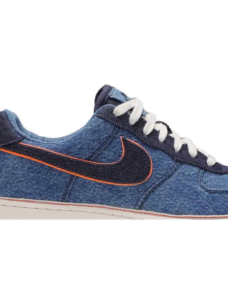 Кроссовки Nike 3x1 x Air Force 1 Low Premium 'Stonewash Blue' — изображение 2 из 8, синий