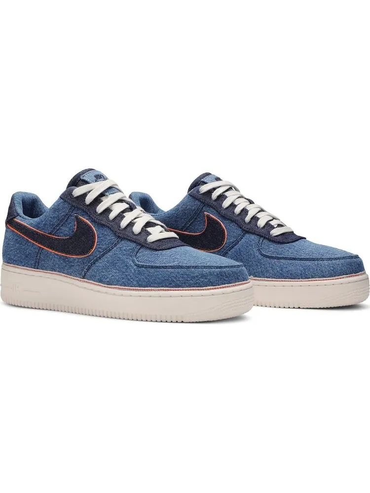 Кроссовки Nike 3x1 x Air Force 1 Low Premium 'Stonewash Blue' — изображение 8 из 8, синий