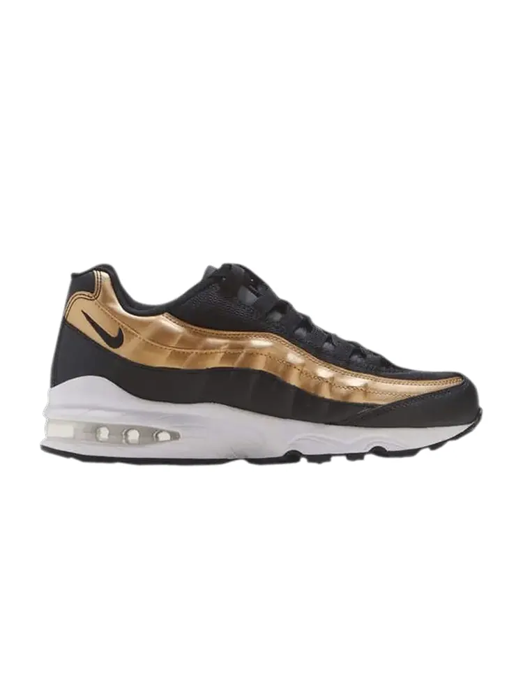 Кроссовки Nike Air Max 95 GS 'Black Metallic Gold' — изображение 1 из 1
