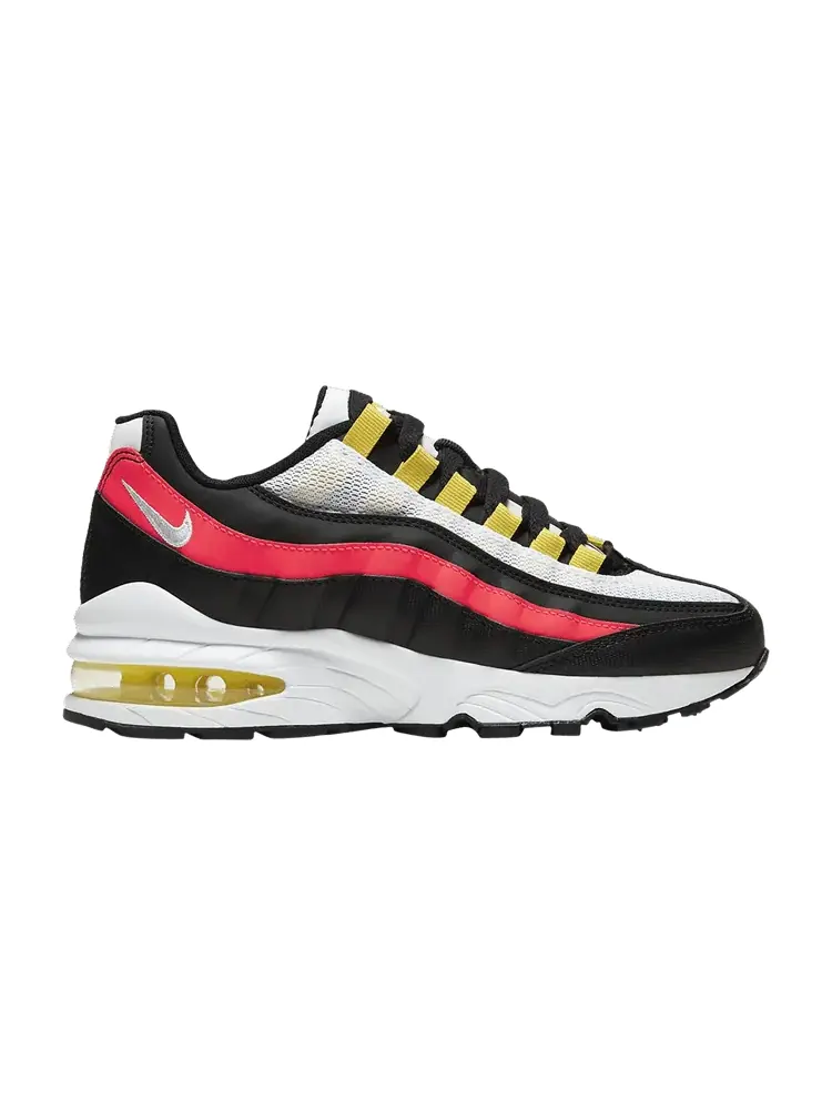 Кроссовки Nike Air Max 95 GS 'White Bright Crimson' — изображение 1 из 1, белый/яркий/черный/белый