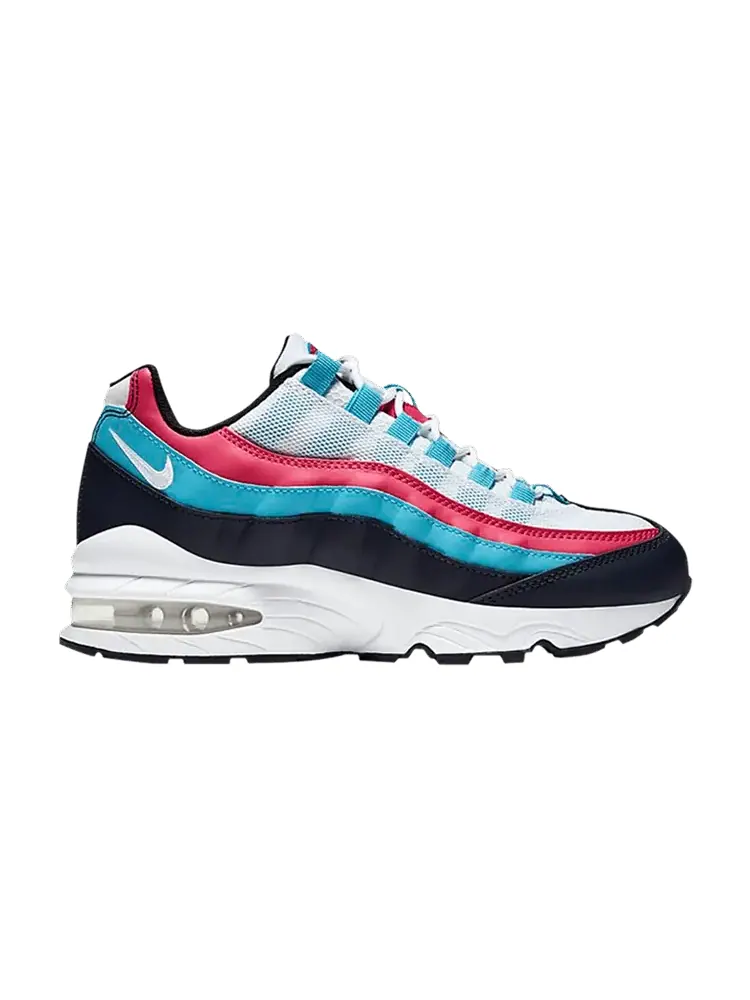 Кроссовки Nike Air Max 95 GS 'Blackened Blue Watermelon' — изображение 1 из 1, синий/белый/синий