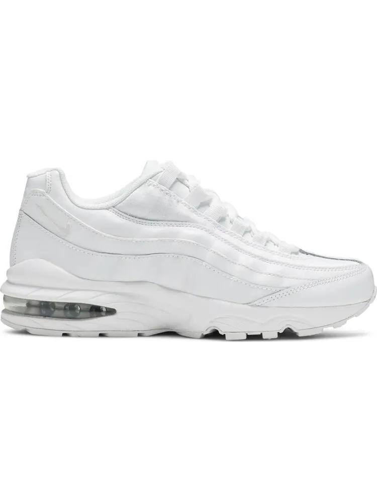 Кроссовки Nike Air Max 95 GS 'White Metallic Silver' — изображение 1 из 8, белый