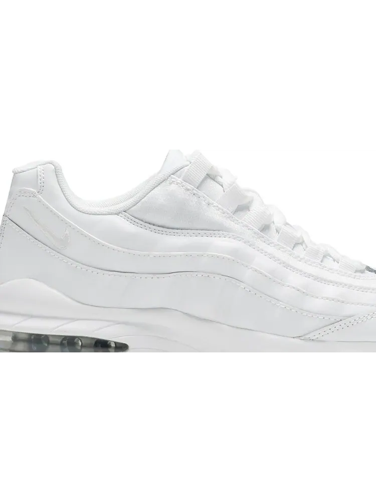 Кроссовки Nike Air Max 95 GS 'White Metallic Silver' — изображение 2 из 8, белый