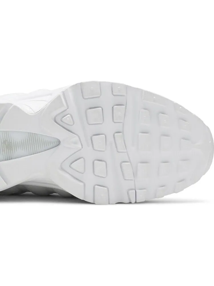 Кроссовки Nike Air Max 95 GS 'White Metallic Silver' — изображение 5 из 8, белый