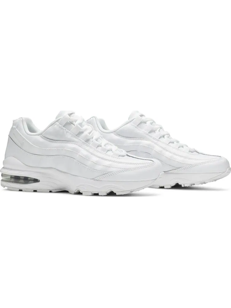 Кроссовки Nike Air Max 95 GS 'White Metallic Silver' — изображение 8 из 8, белый
