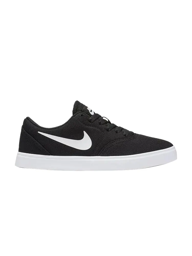Кроссовки Nike Check Canvas SB GS 'Black' — изображение 1 из 1, черный