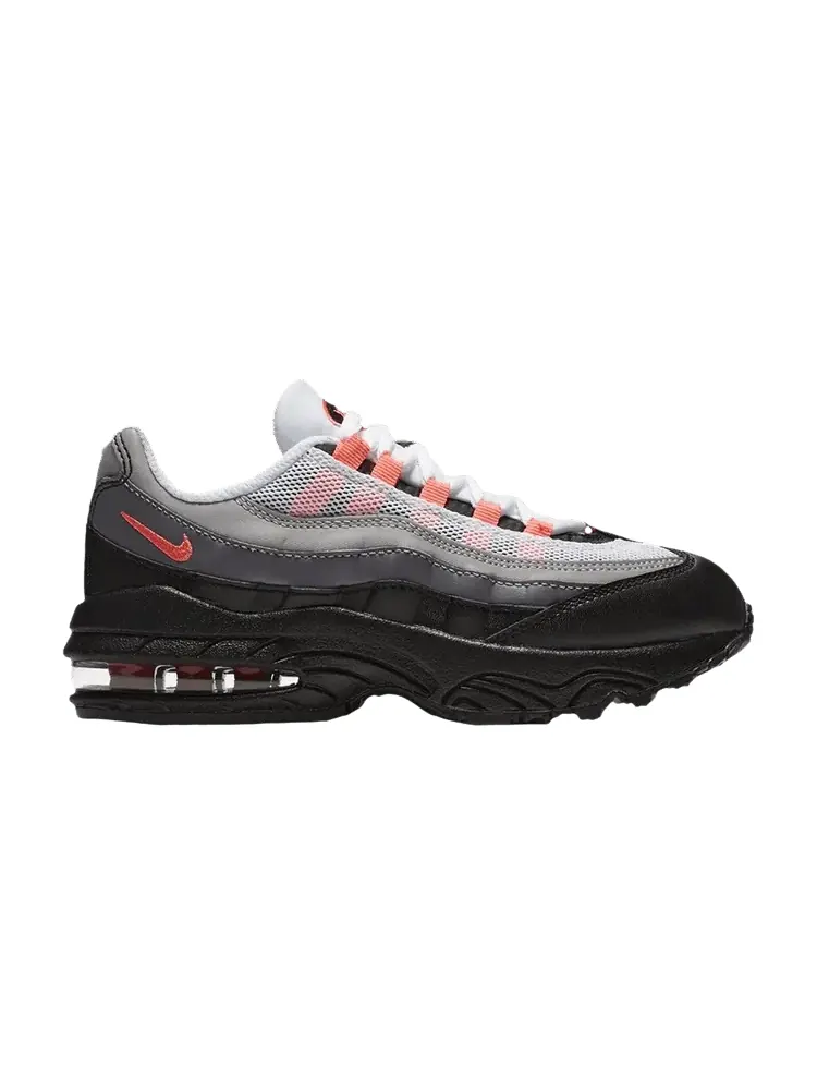 Кроссовки Nike Air Max 95 PS 'Black Solar Red' — изображение 1 из 1, черный/красный