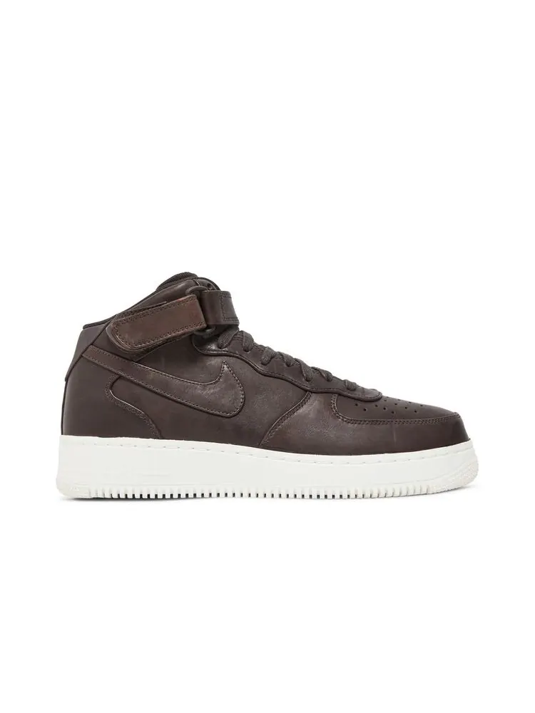 Кроссовки NikeLab Air Force 1 Mid Velvet Brown — изображение 1 из 6, коричневый