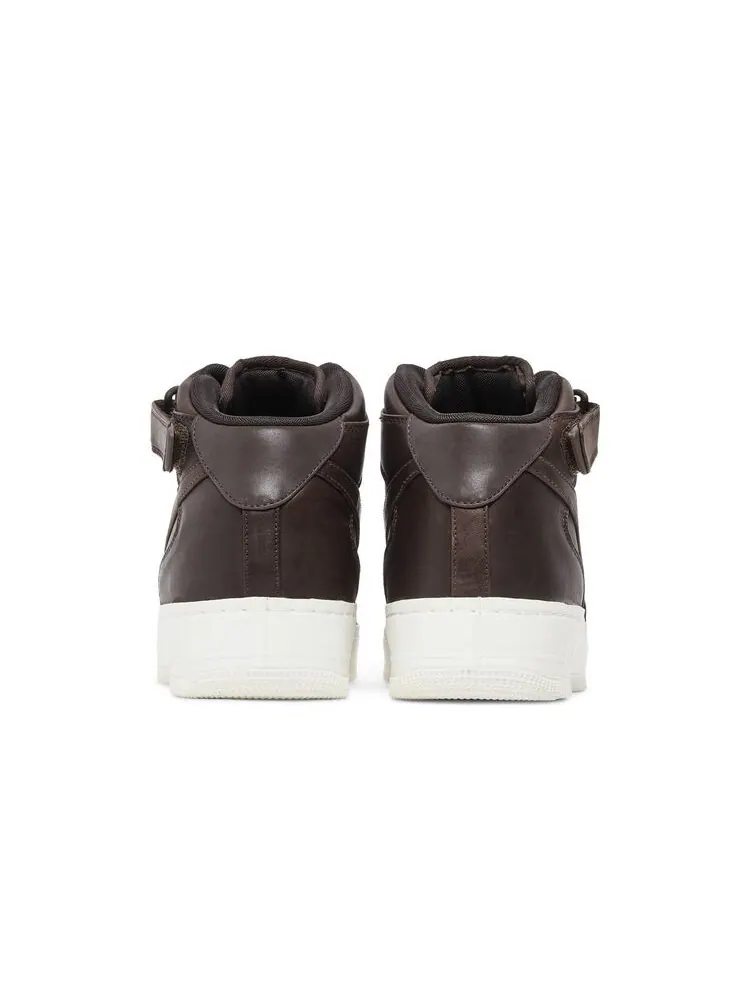 Кроссовки NikeLab Air Force 1 Mid Velvet Brown — изображение 6 из 6, коричневый