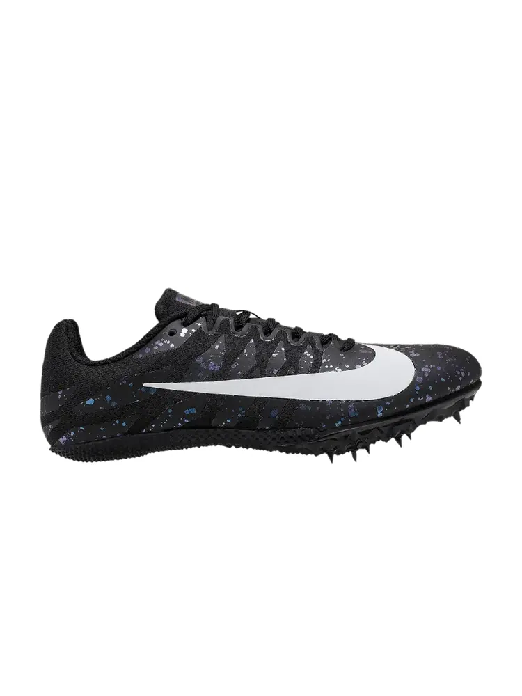 Кроссовки Nike Wmns Zoom Rival S 9 'Paint Splatter - Black Indigo Fog' — изображение 1 из 1, черный/белый/индиго