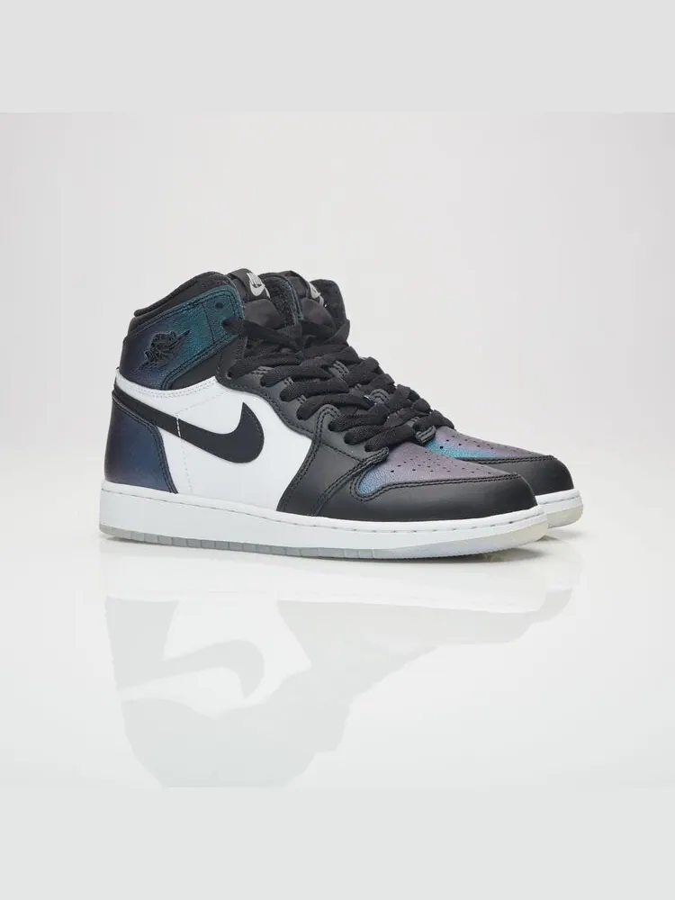 Кроссовки Air Jordan 1 Retro High OG BG All Star - Chameleon — изображение 3 из 5, черный