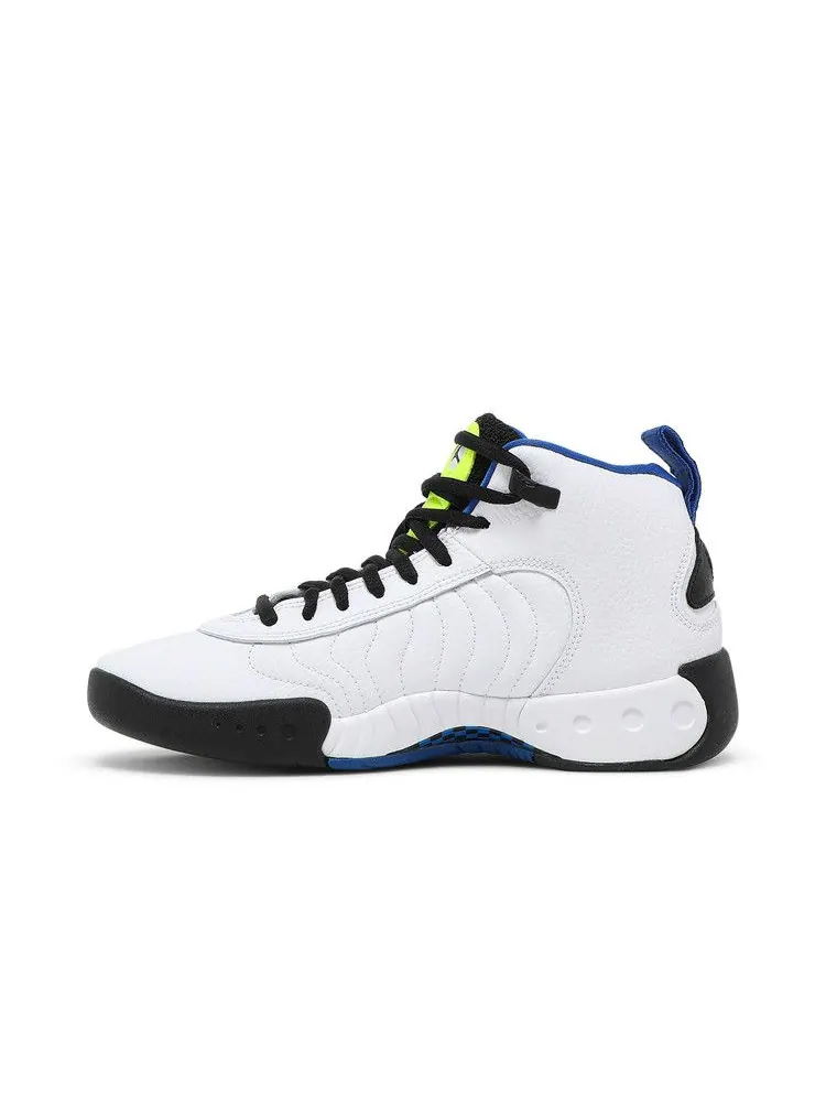 Кроссовки Air Jordan Jordan Jumpman Pro BG 'White Cyber' — изображение 4 из 9, белый//черный