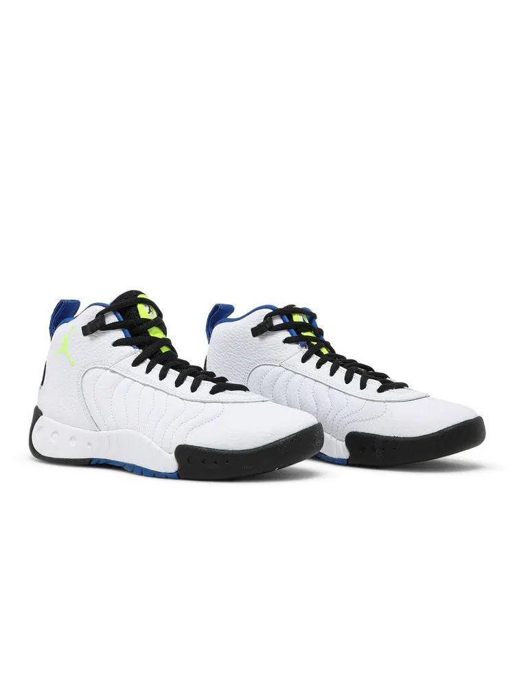 Кроссовки Air Jordan Jordan Jumpman Pro BG 'White Cyber' — изображение 9 из 9, белый//черный
