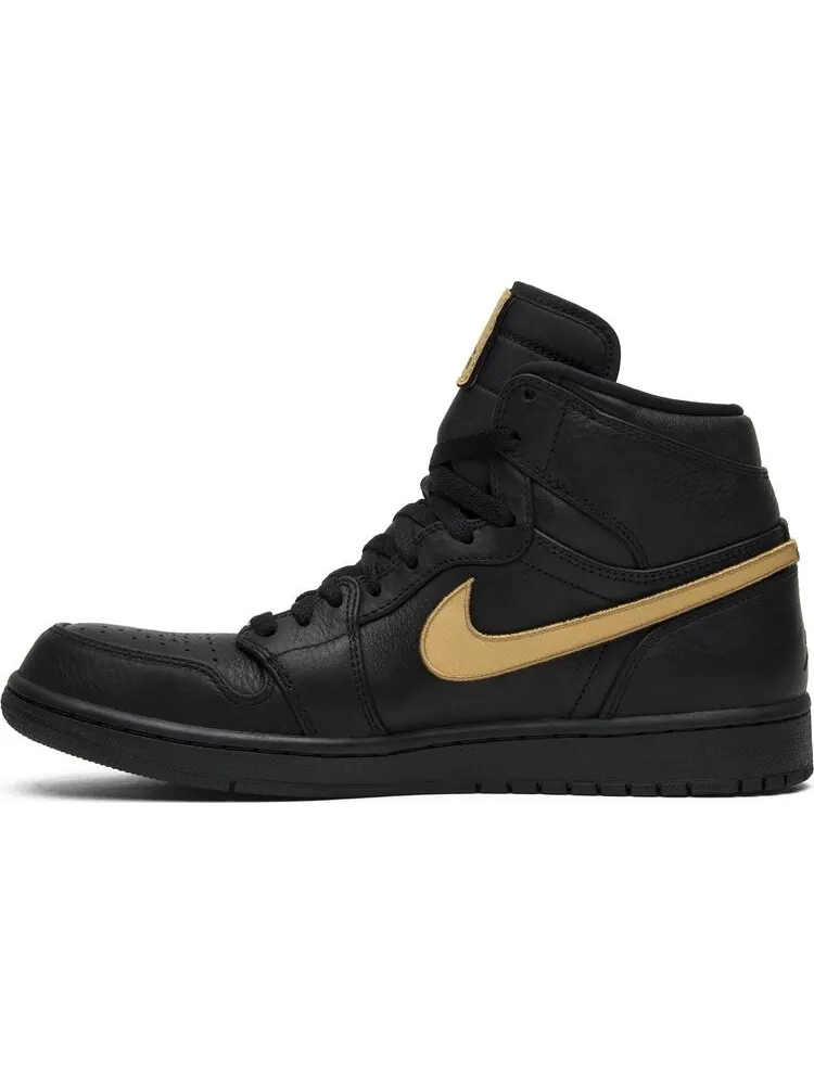 Кроссовки Air Jordan 1 Retro High BHM 2017 — изображение 3 из 8, черный