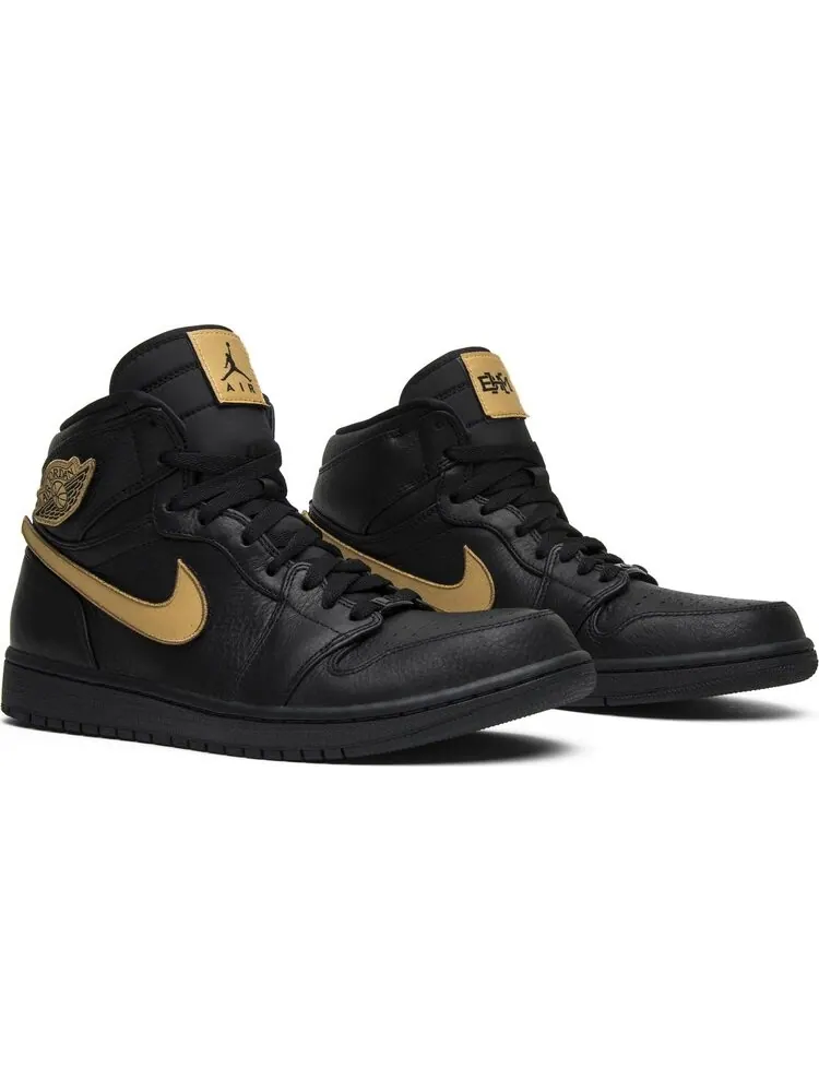 Кроссовки Air Jordan 1 Retro High BHM 2017 — изображение 8 из 8, черный