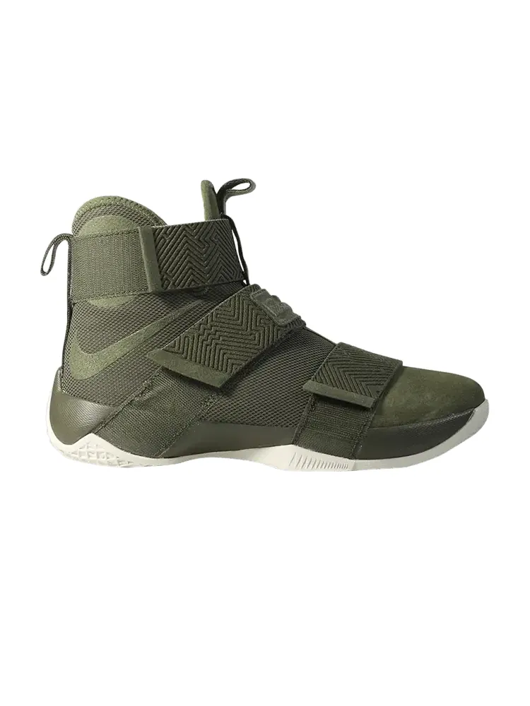 Кроссовки Nike LeBron Soldier 10 SFG LUX 'Cargo Khaki' — изображение 1 из 1, хаки/хаки/хаки/хаки