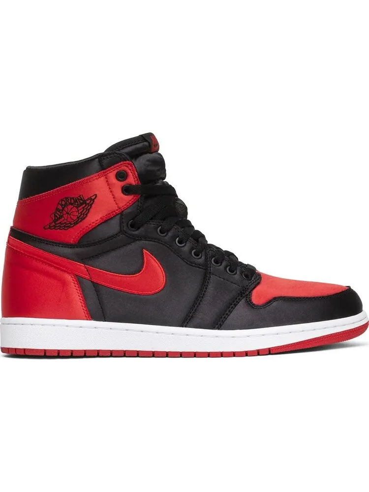 Кроссовки Air Jordan 1 Retro High OG SE Satin Banned — изображение 1 из 8, черный