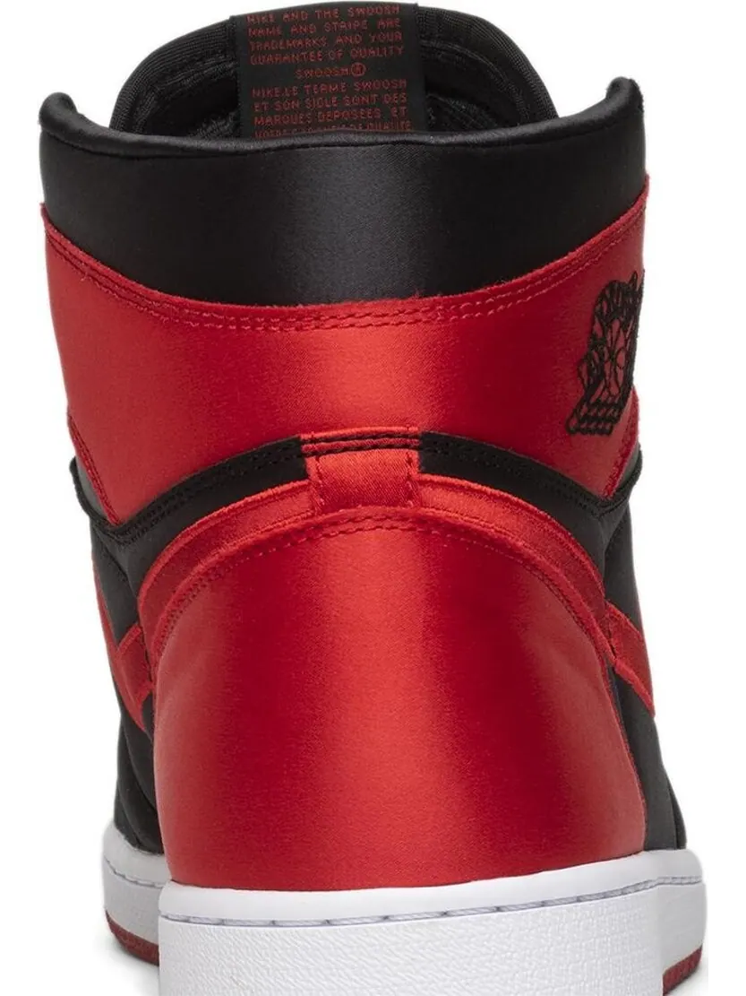 Кроссовки Air Jordan 1 Retro High OG SE Satin Banned — изображение 7 из 8, черный