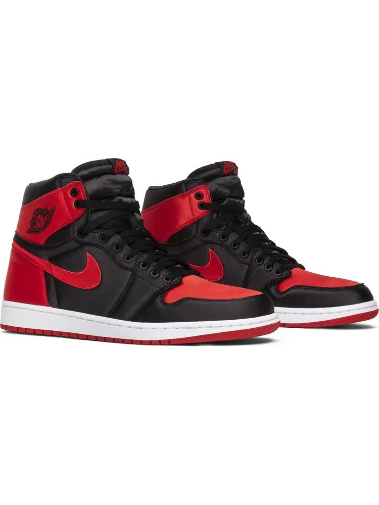 Кроссовки Air Jordan 1 Retro High OG SE Satin Banned — изображение 8 из 8, черный