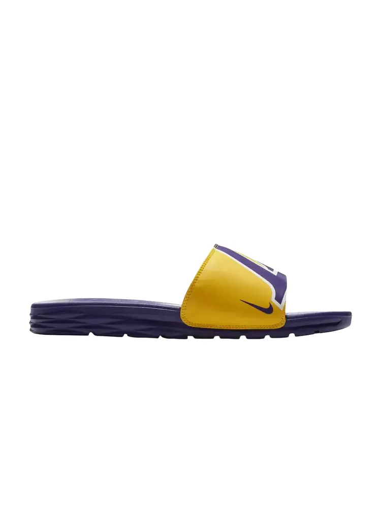 Кроссовки Nike NBA x Benassi 'Lakers' — изображение 1 из 1, желтый