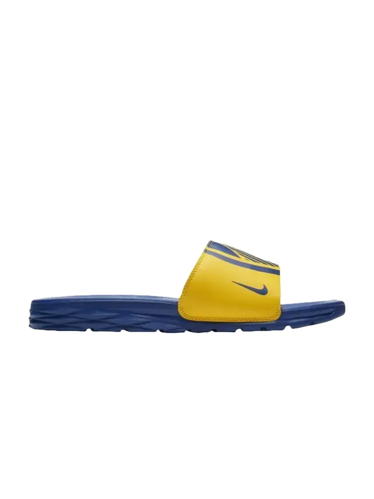 Кроссовки Nike NBA x Benassi 'Warriors' — изображение 1 из 1, желтый