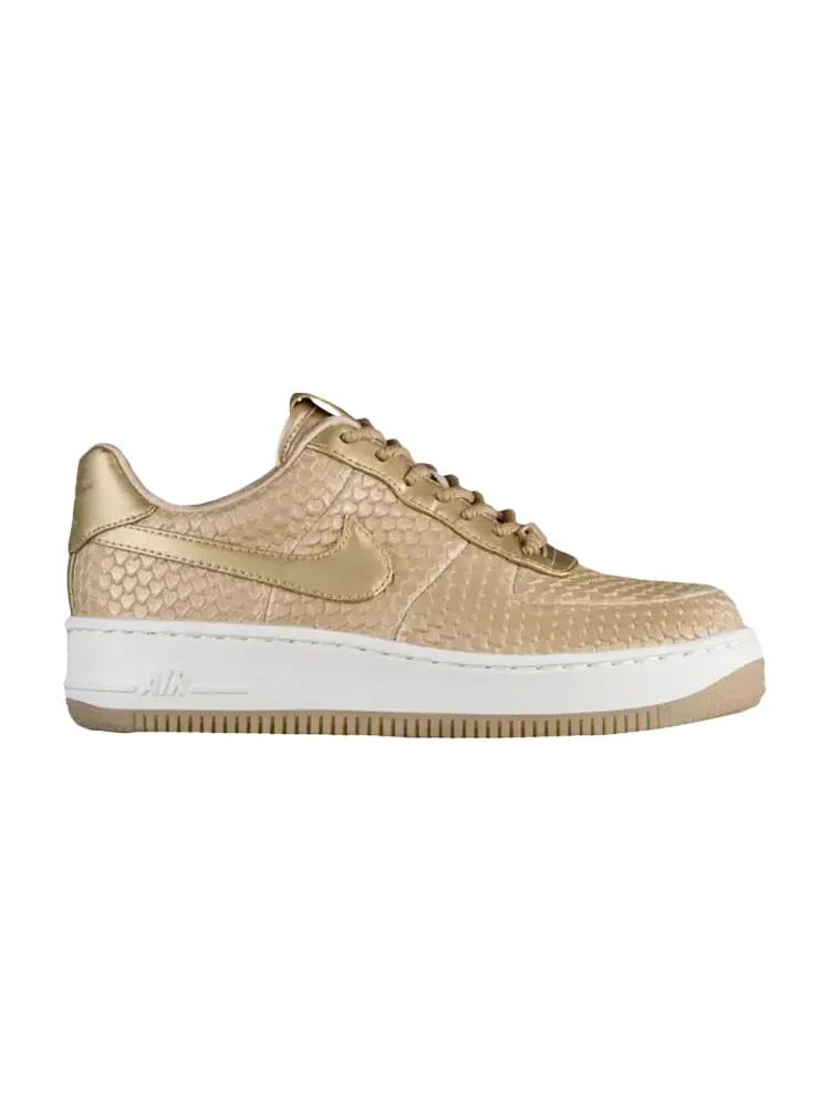 Кроссовки Nike Wmns Air Force 1 Upstep Premium 'Blur' — изображение 1 из 1, золото