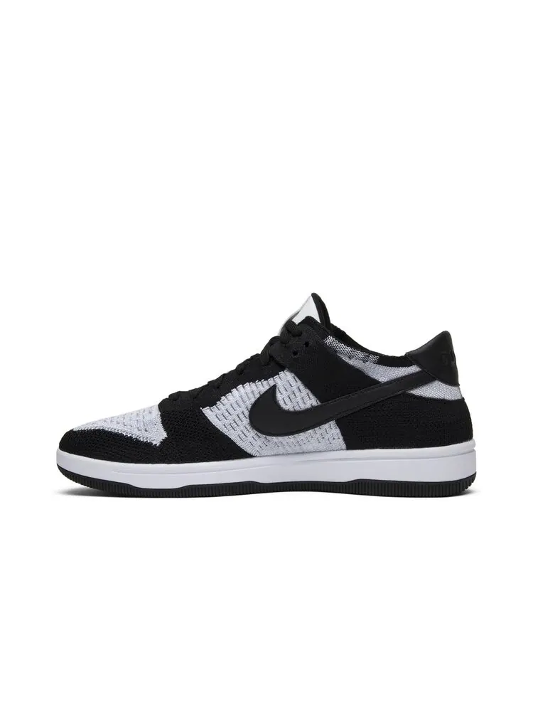 Кроссовки Nike Dunk Low Flyknit 'White Wolf Grey' — изображение 3 из 4, белый