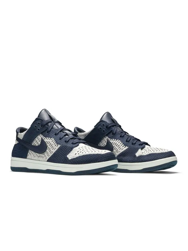 Кроссовки Nike Dunk Low Flyknit — изображение 8 из 8, темно-синий платиновый