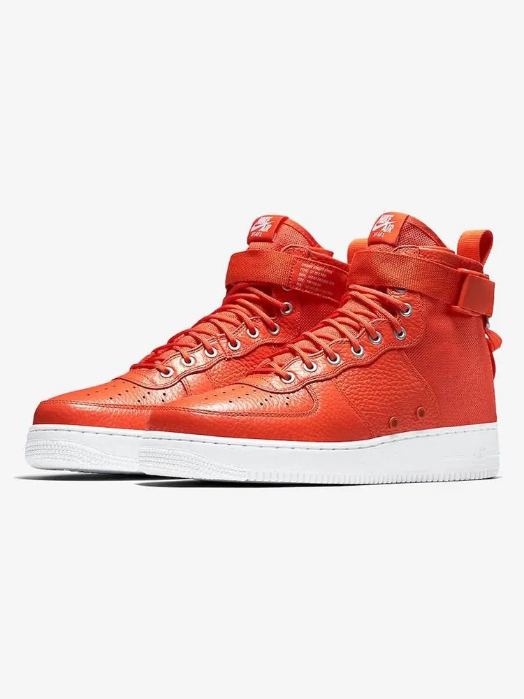 Кроссовки Nike SF Air Force 1 Mid 'Team Orange' — изображение 2 из 6