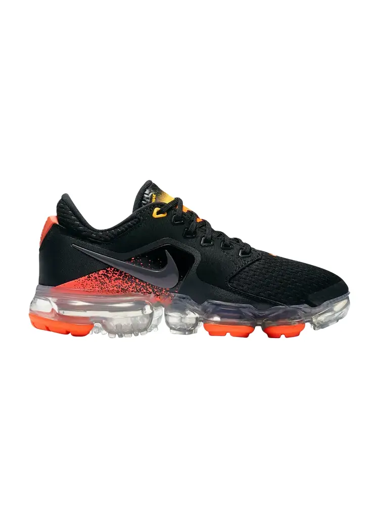 Кроссовки Nike Air VaporMax GS 'Black Total Crimson' — изображение 1 из 1, черный
