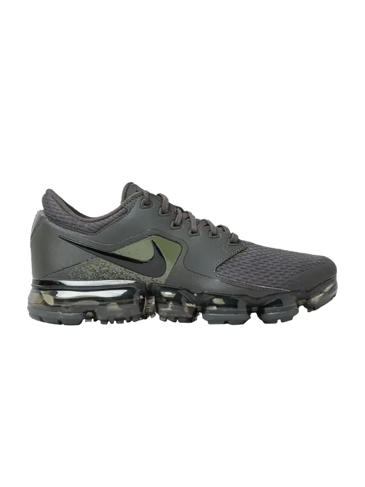 Кроссовки Nike Air VaporMax GS 'Medium Olive' — изображение 1 из 1, черный/оливковый
