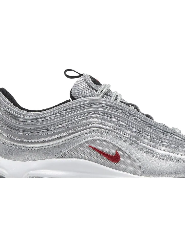 Кроссовки Nike Air Max 97 OG GS 'Silver Bullet' 2022 — изображение 2 из 8, серебряный