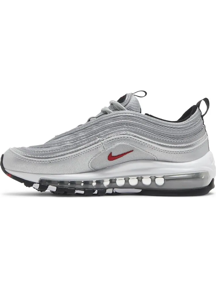 Кроссовки Nike Air Max 97 OG GS 'Silver Bullet' 2022 — изображение 3 из 8, серебряный