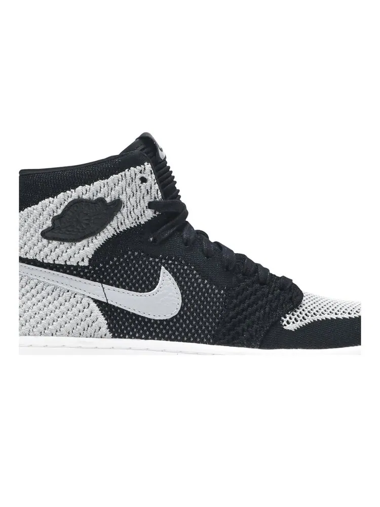 Кроссовки Air Jordan 1 Retro High OG Flyknit GS 'Shadow' — изображение 2 из 4, черный