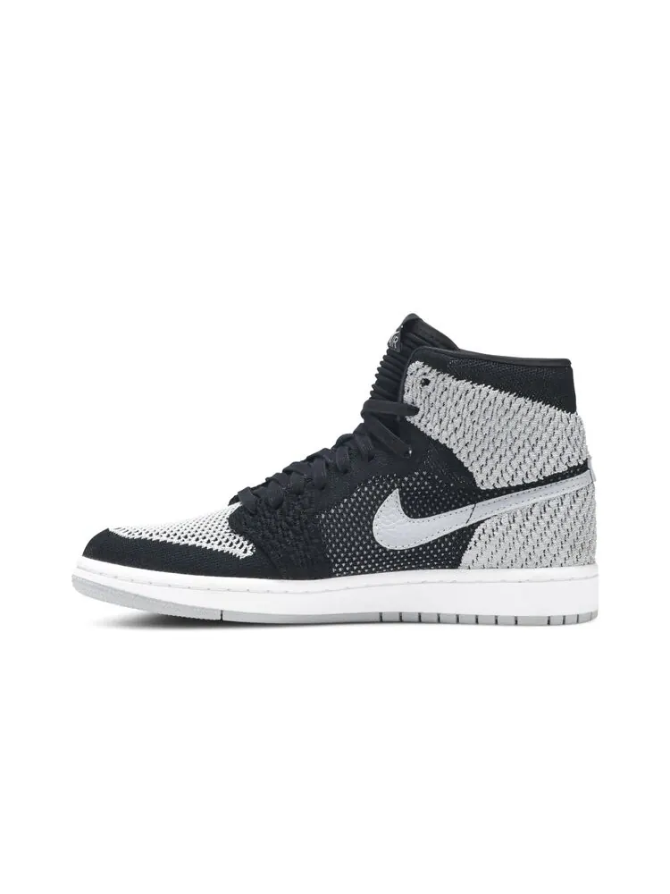 Кроссовки Air Jordan 1 Retro High OG Flyknit GS 'Shadow' — изображение 3 из 4, черный