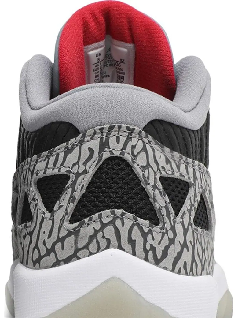 Кроссовки Air Jordan 11 Retro Low IE Black Cement — изображение 7 из 8, черный