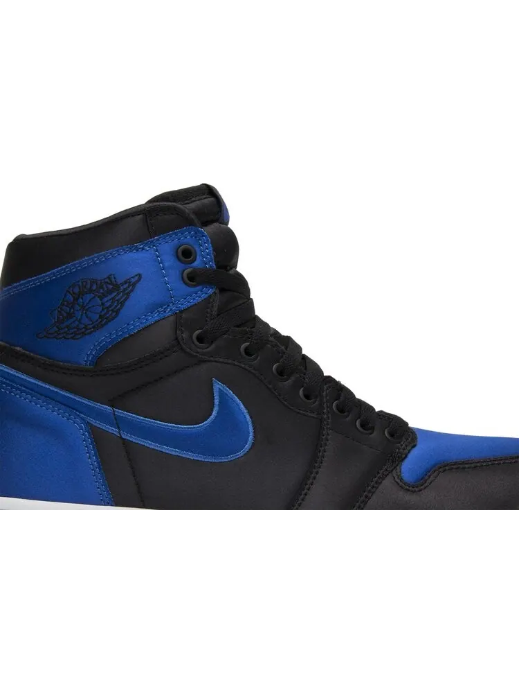 Кроссовки Air Jordan 1 Retro High EP Satin Royal — изображение 2 из 8, черный