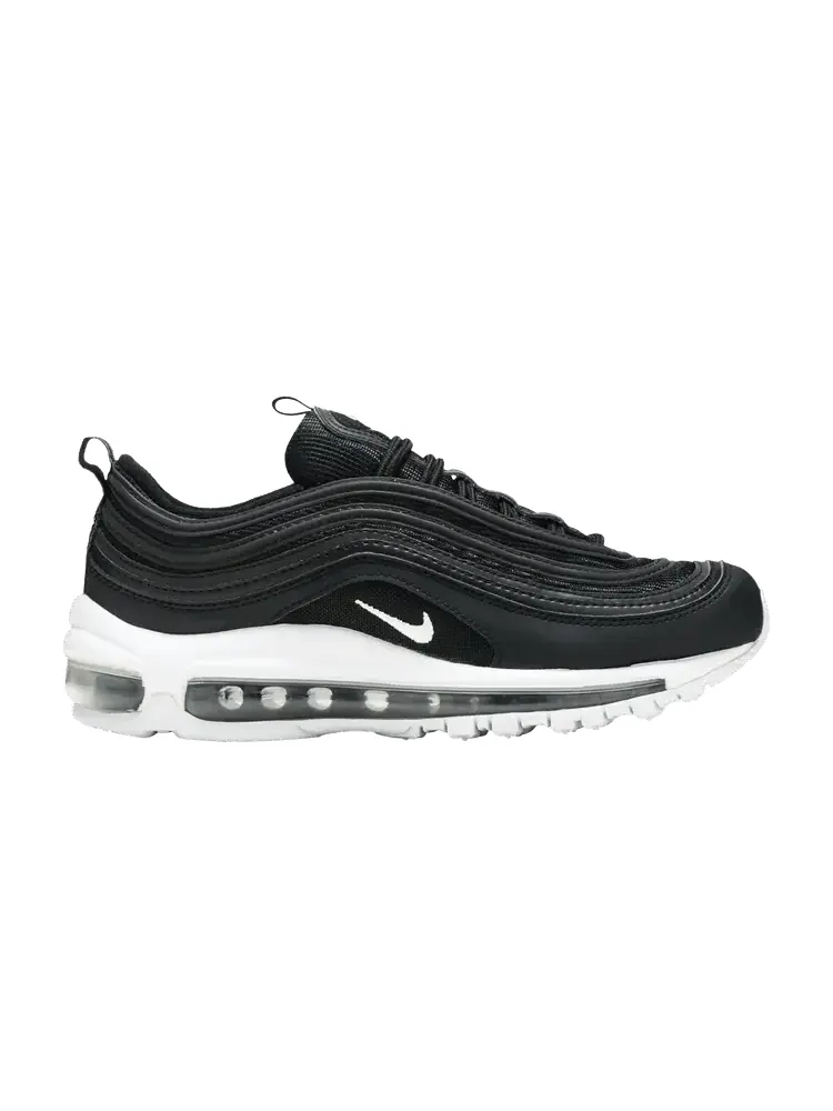 Кроссовки Nike Air Max 97 GS 'Black' — изображение 1 из 9, черный/белый