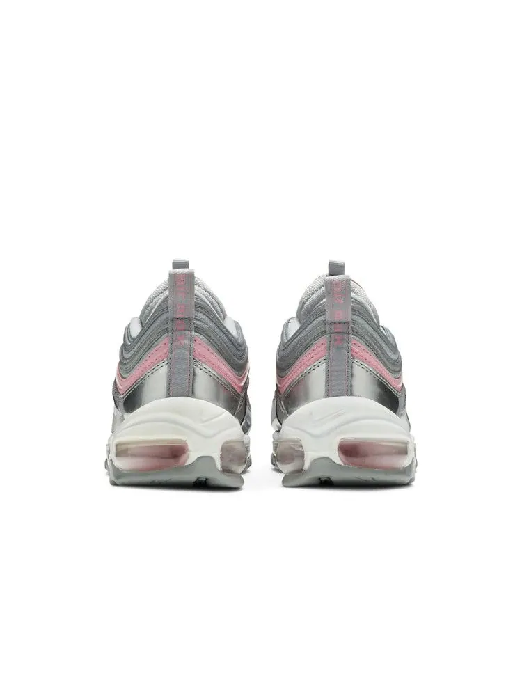 Кроссовки Nike Air Max 97 GS 'Pink Silver' — изображение 7 из 9, серебряный