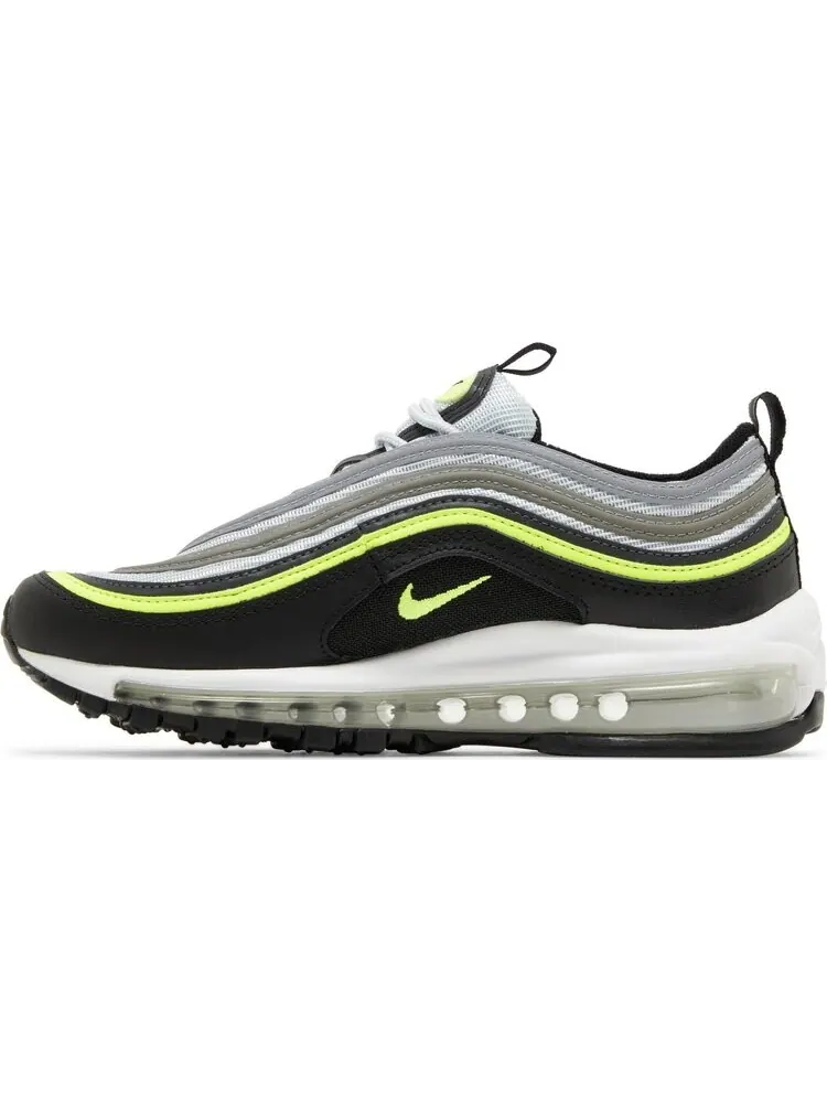 Кроссовки Air Max 97 GS 'Platinum Black Volt' — изображение 3 из 4, серый