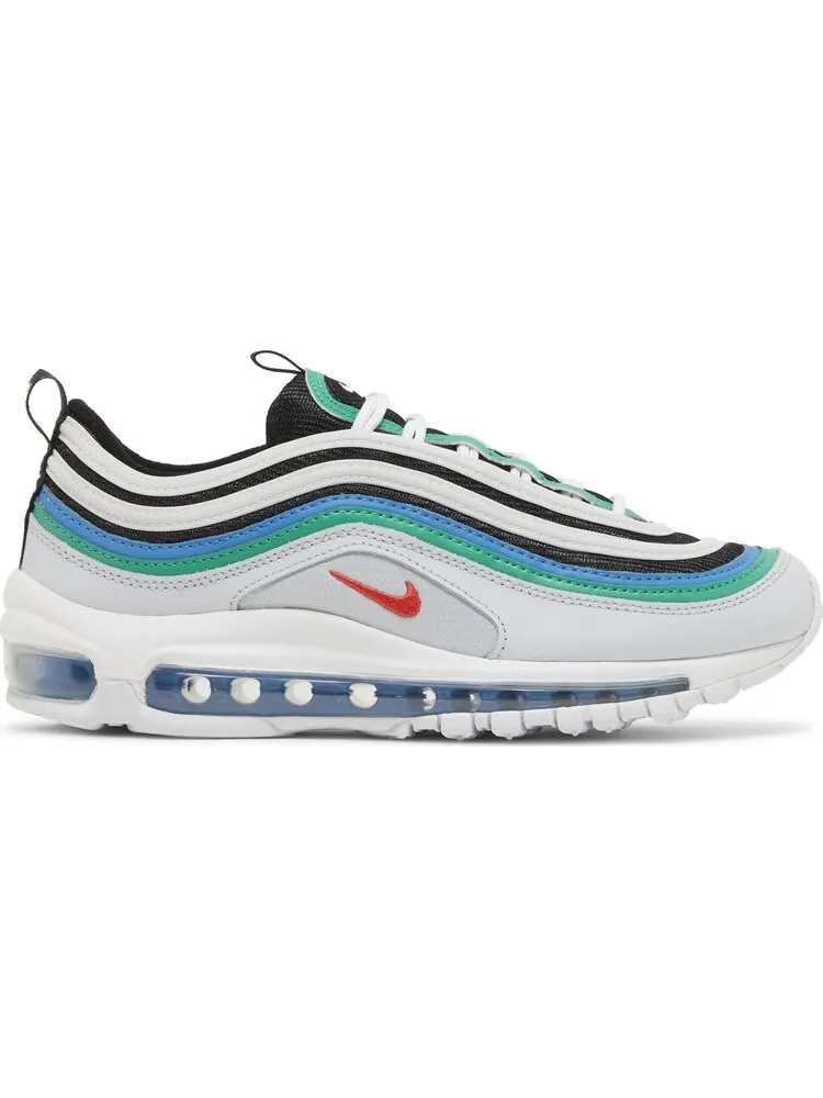 Кроссовки Air Max 97 GS 'Pure Platinum Light Crimson' — изображение 1 из 4, белый