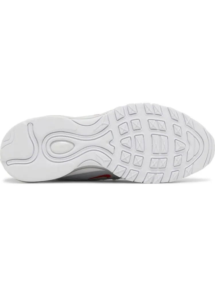 Кроссовки Air Max 97 GS 'Pure Platinum Light Crimson' — изображение 4 из 4, белый