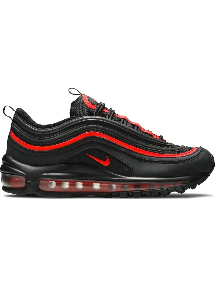 Кроссовки Nike Air Max 97 GS 'Black Chile Red' — изображение 1 из 8, черный