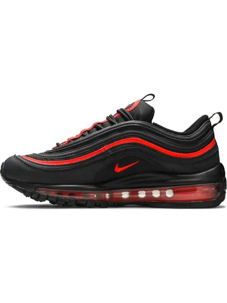Кроссовки Nike Air Max 97 GS 'Black Chile Red' — изображение 3 из 8, черный
